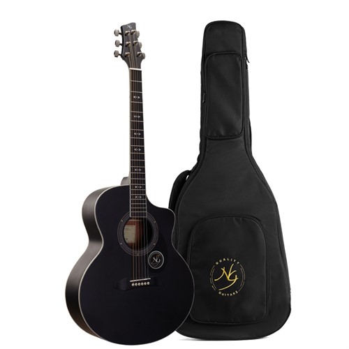 Đàn Guitar Acoustic NG STAR-BK (New model 2022)-Tặng Kèm Bao Đàn Chính Hãng